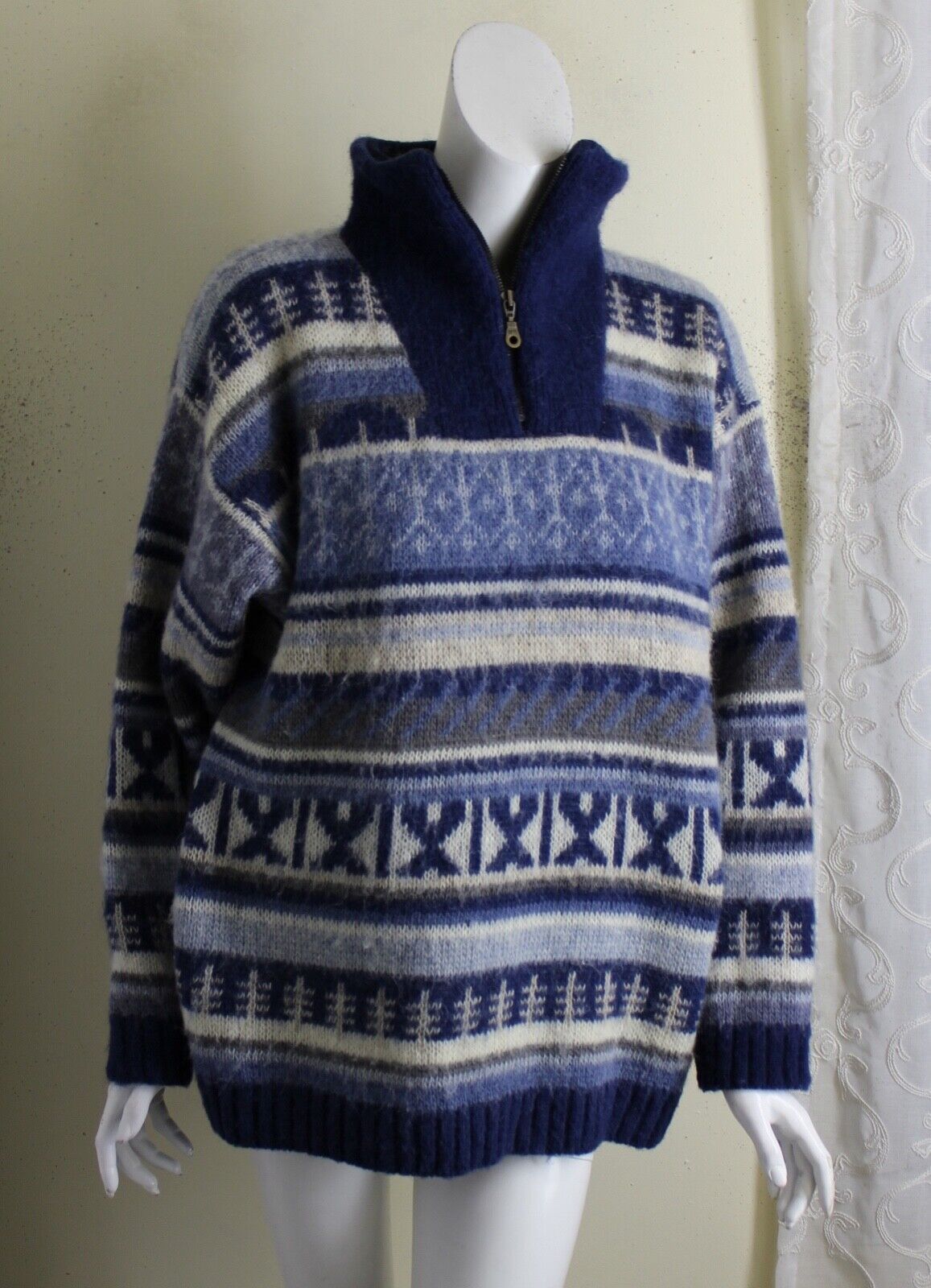 Freyja Sz M Icelandic 100% Wool Men's Art-to-Wear… - image 4