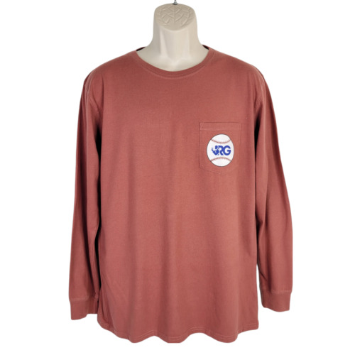 Rowdy Gentleman Shirt Mens Large Red Long Sleeve … - image 1