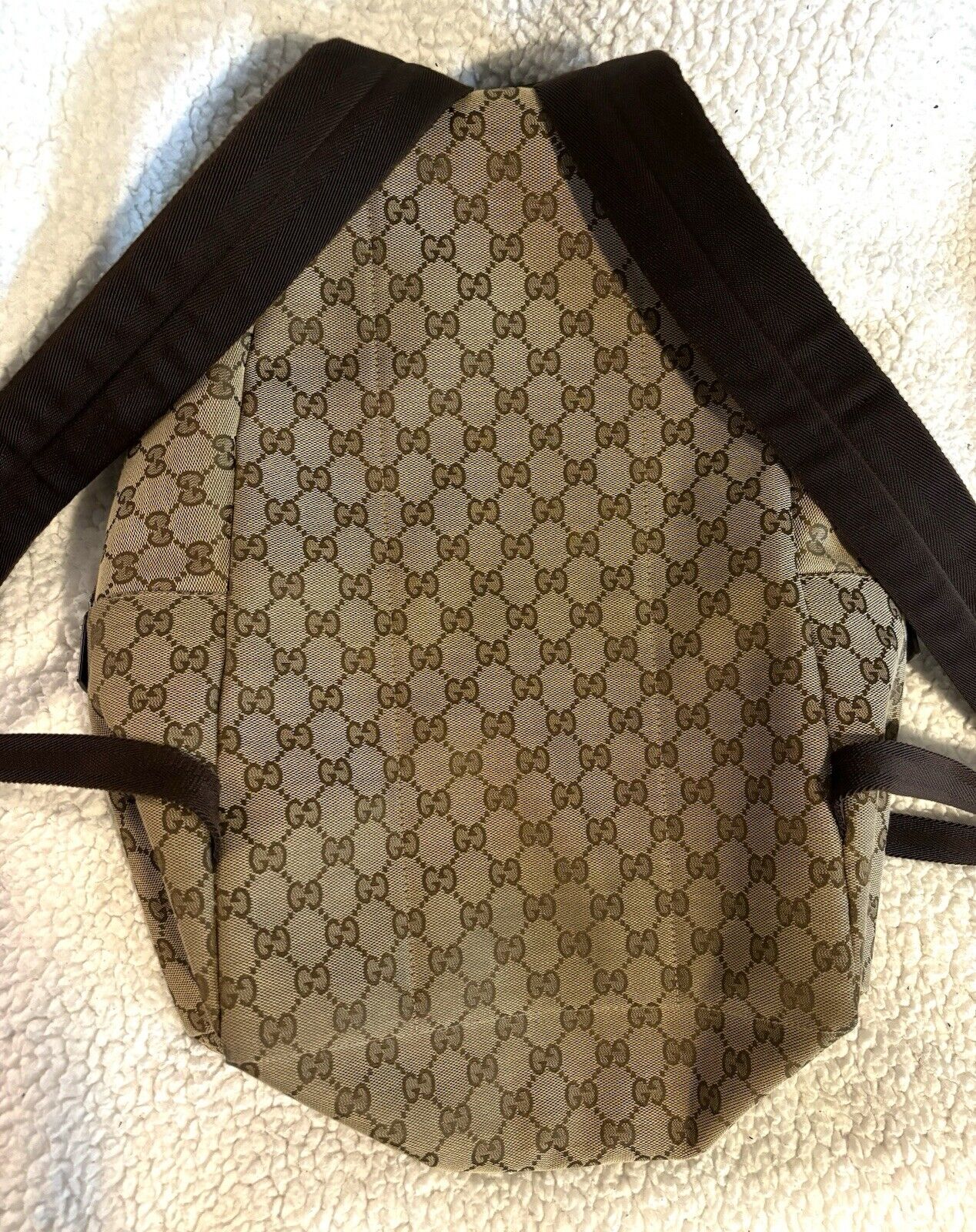 Gucci Backpack Beige Supreme  Canvas GG Monogram … - image 6