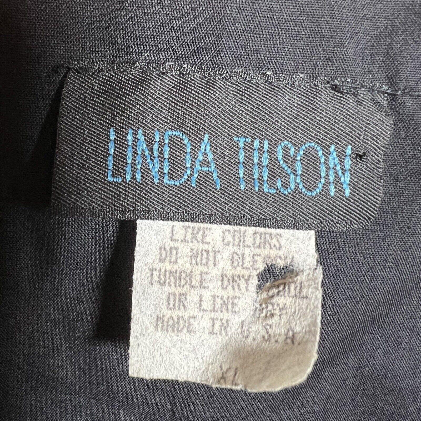 Vintage Linda Tilson Cat Vest Kittens Womens XL A… - image 2