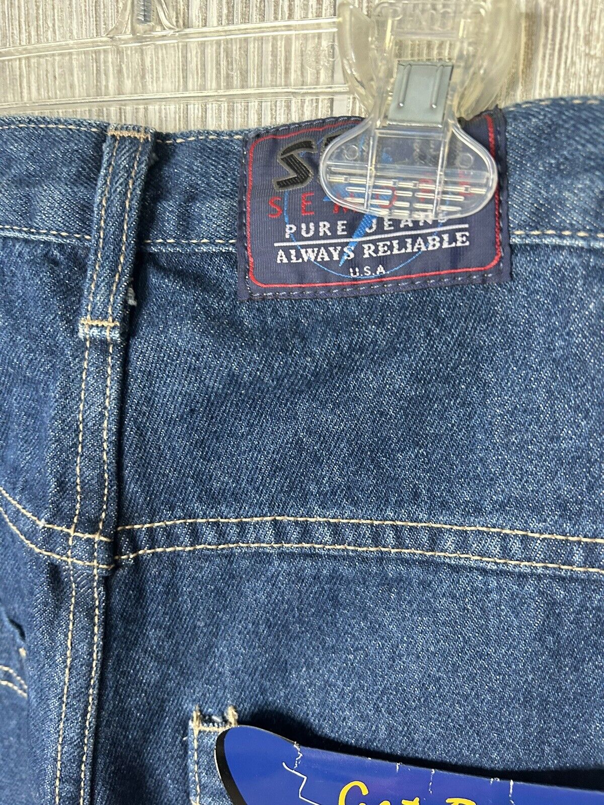 New!! Vintage 90s Solo Semore Jr Jeans Sz 9/10 US… - image 3