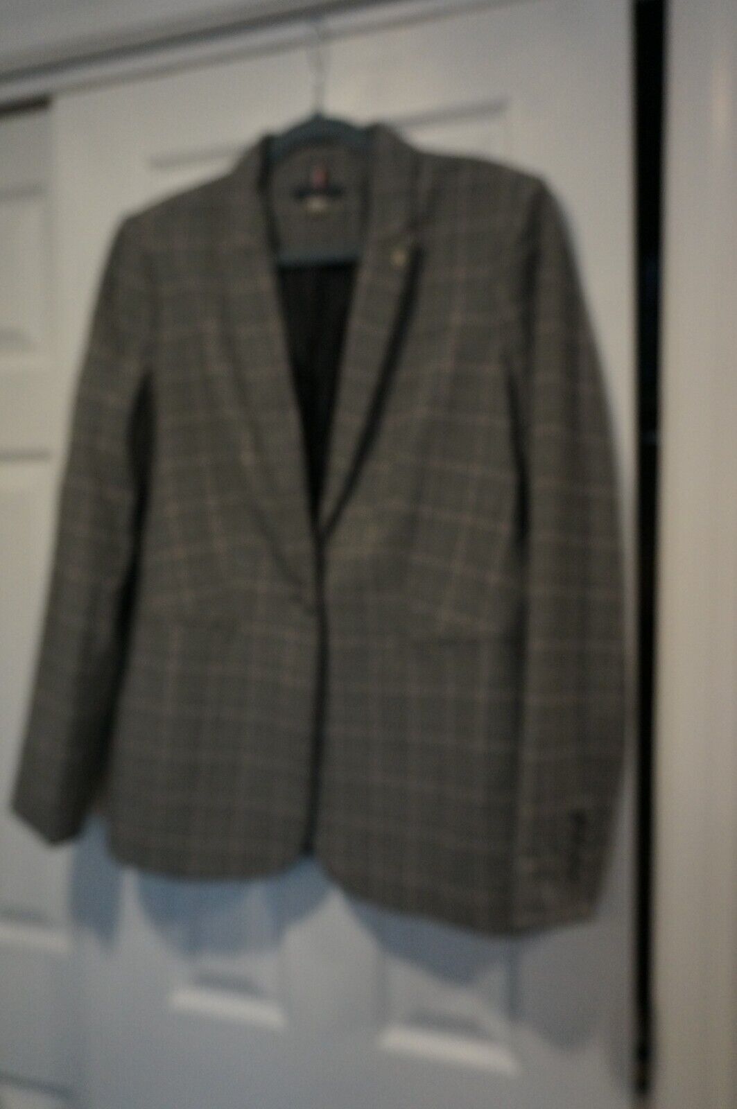 Preowned Tommy Hilfiger Womans Gray Plaid Suit Si… - image 5