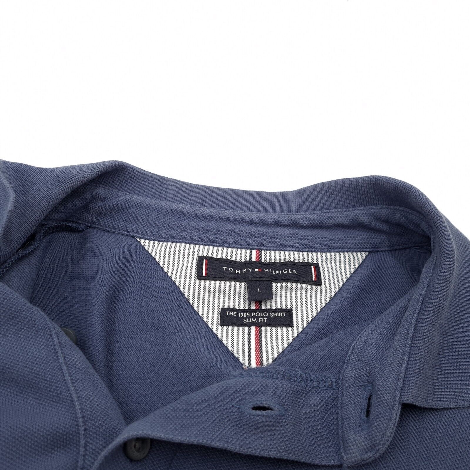 Tommy Hilfiger Men Jumper Sweater Collared Blue S… - image 6