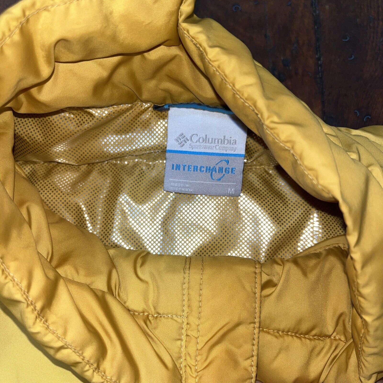 Columbia Lightweight Puffer Jacket Men’s Medium Y… - image 5