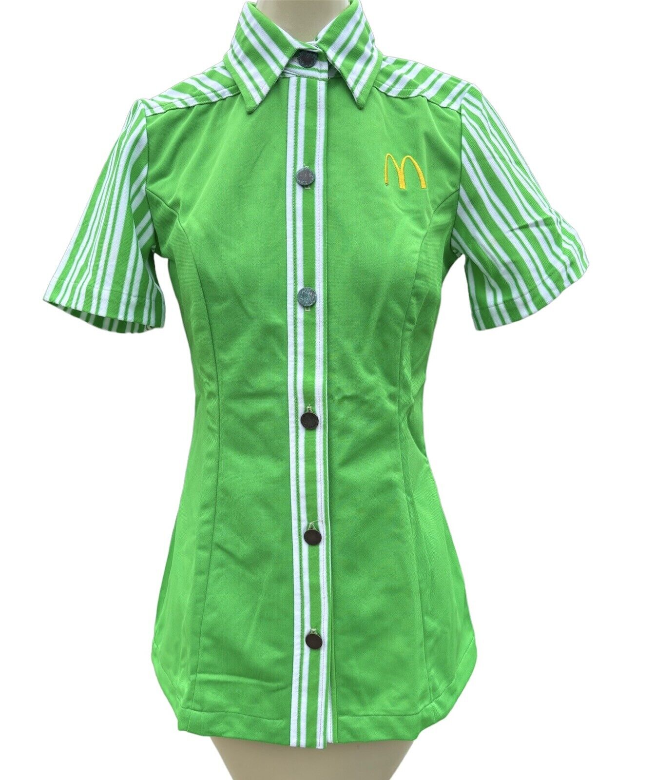 Vintage 70’s McDonald’s Deadstock Shirt Uniform W… - image 5