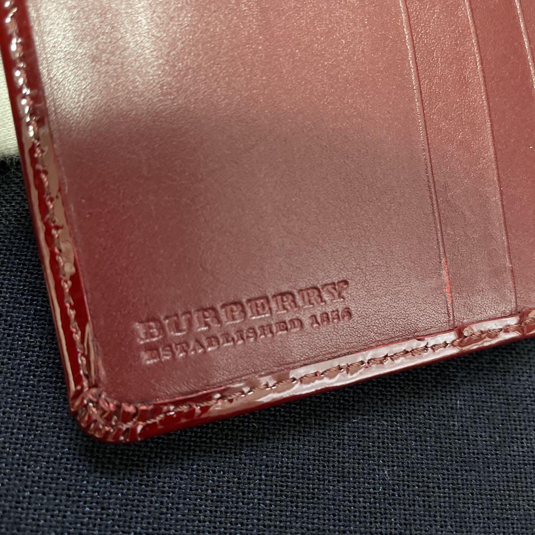 Burberry Bifold Wallet Heart Nova Check Enamel Pa… - image 11