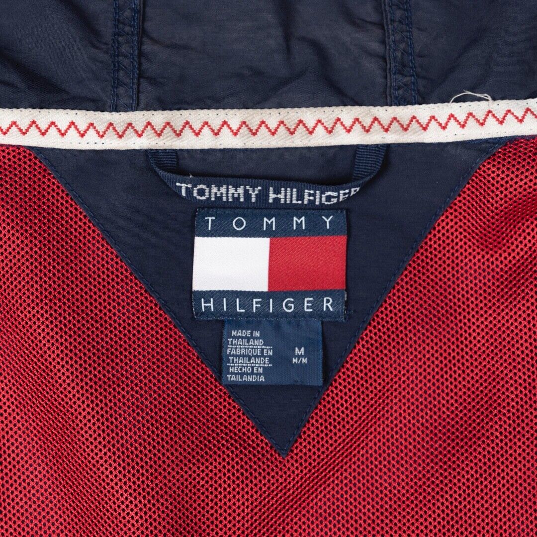 Tommy Hilfiger Blue Red Nylon Parka Jacket With H… - image 3