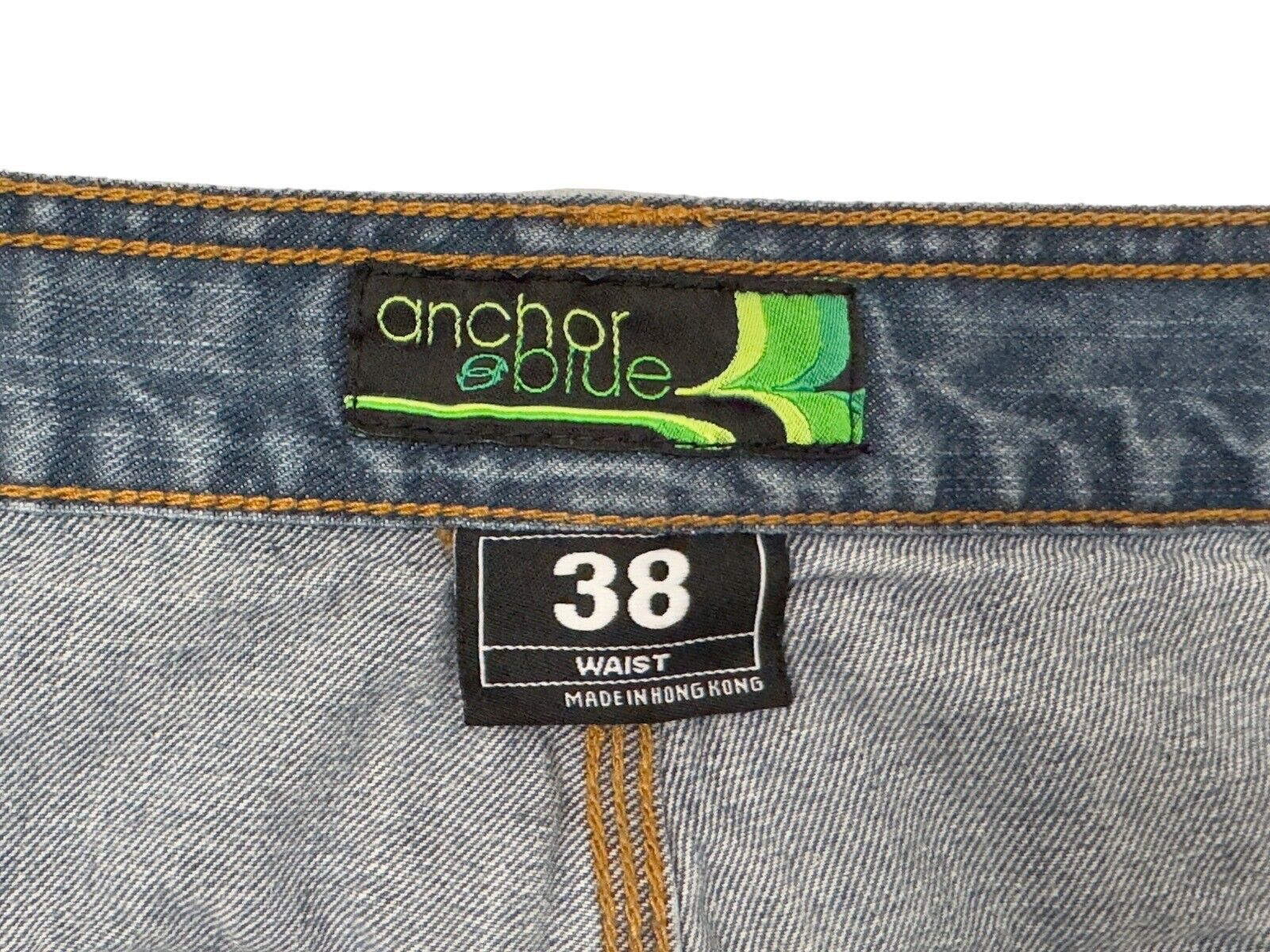 Anchor Blue Men's Denim Shorts Size 38 Blue - image 6