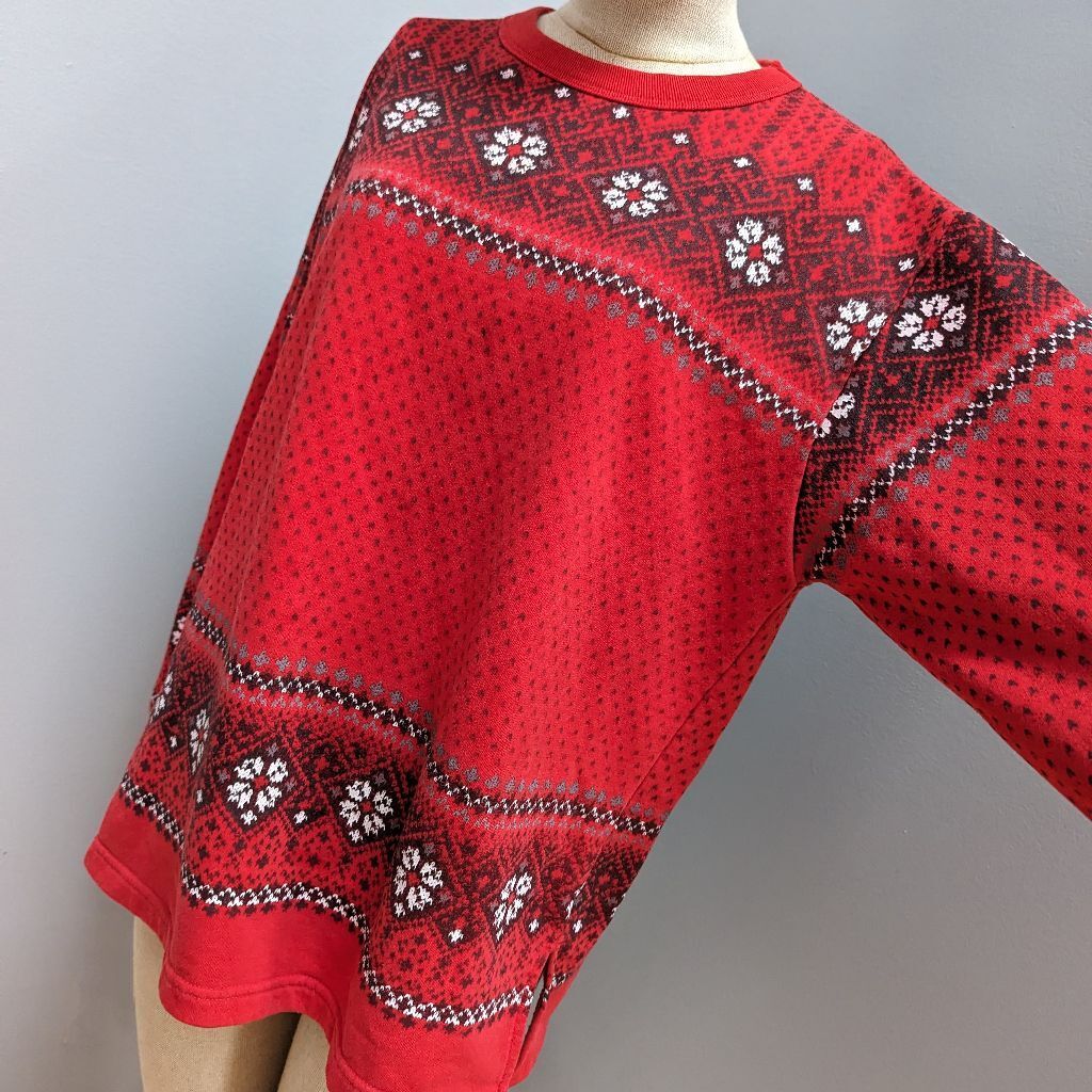 Artisans Sunschein Designs Vintage Red Wintery Fl… - image 2