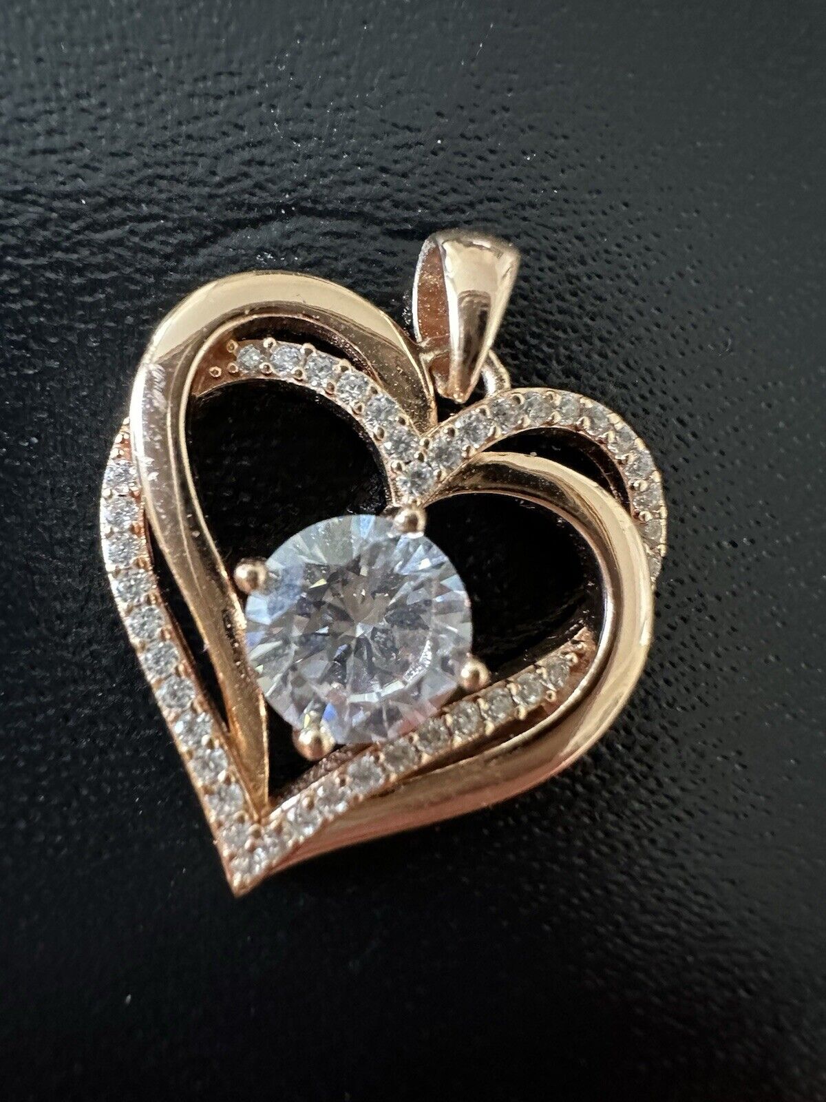 925 Silver Neck Pendant Heart - image 1