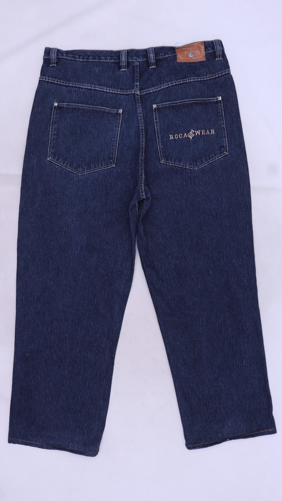 D4594 VTG Rocawear Men's Embroidered Baggy Denim … - image 5