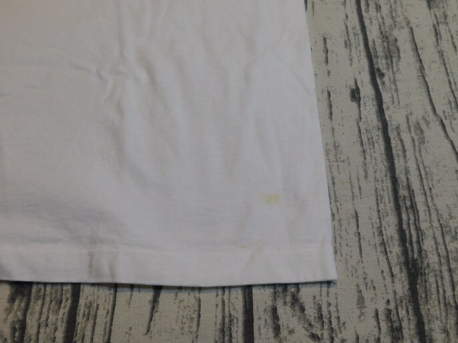 VTG SINGLE STITCH POLO STAFFORD T SHIRT WHITE BLA… - image 4