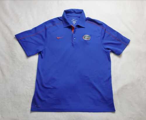 Men's L blue Nike Florida Gators dri-fit golf pol… - image 1