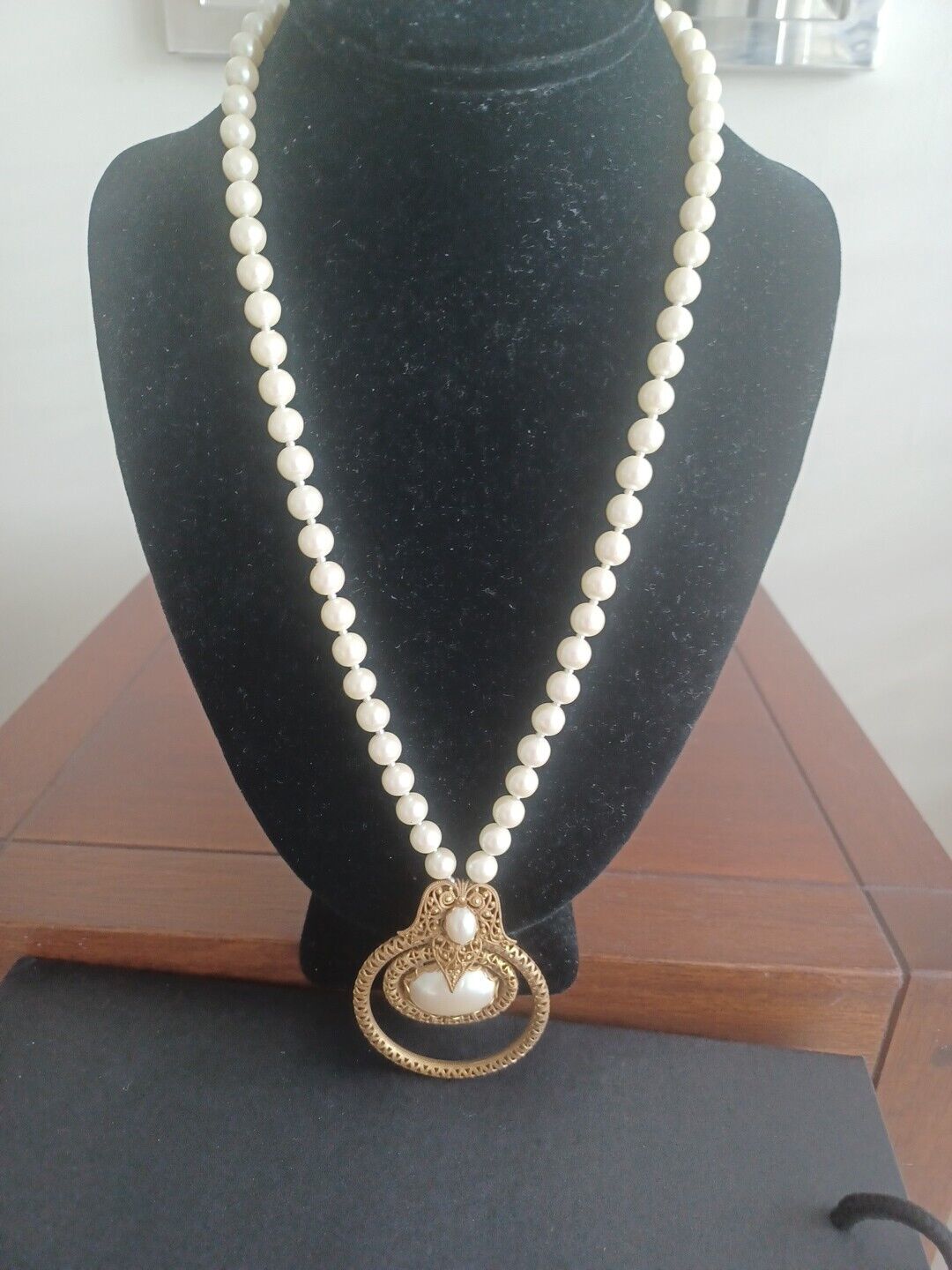 Vtg. Miriam Haskell Double-Strand Faux Pearl Neck… - image 9