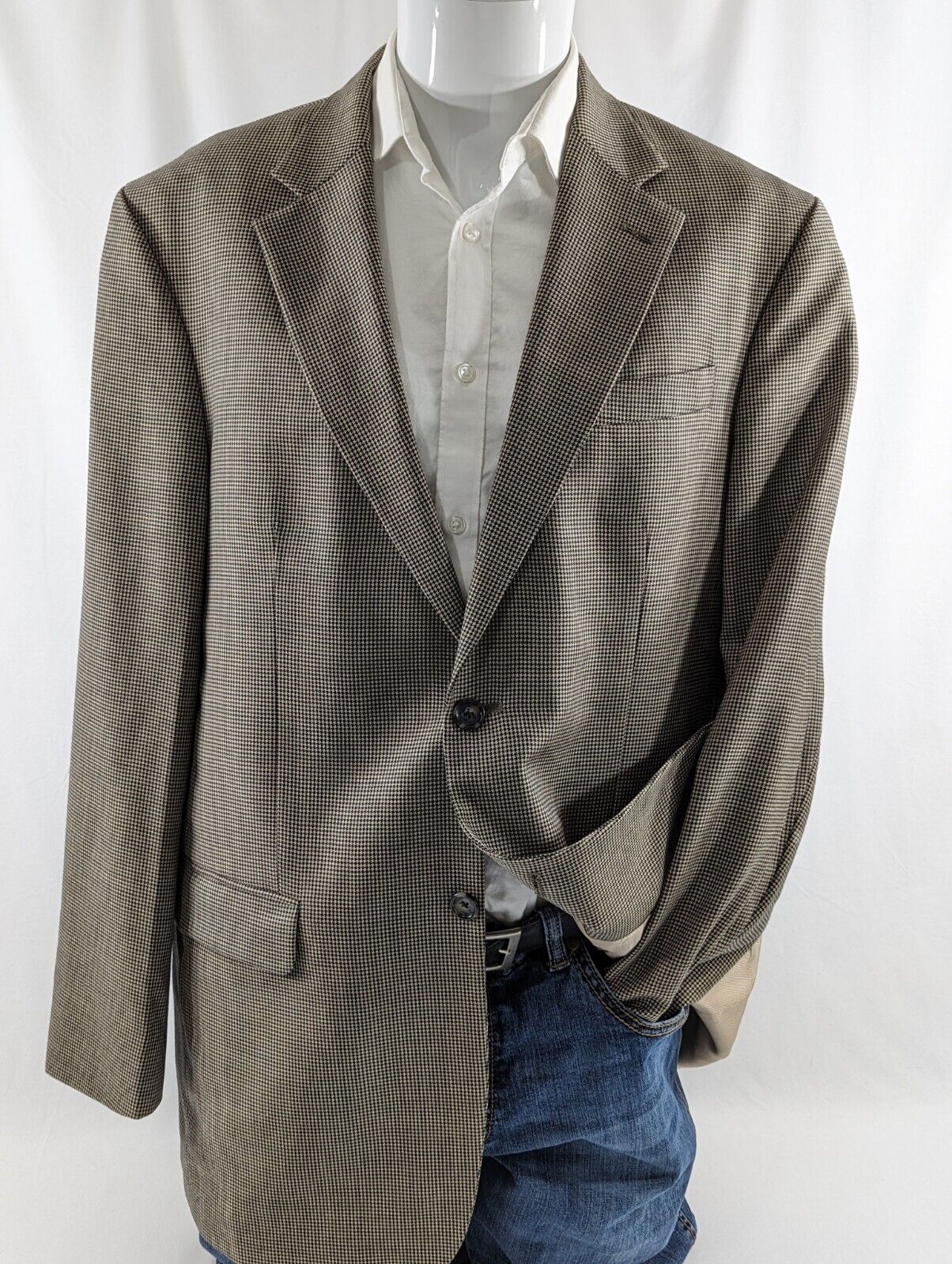 Stafford Blazer Sport Coat Two Button Jacket Wool… - image 2