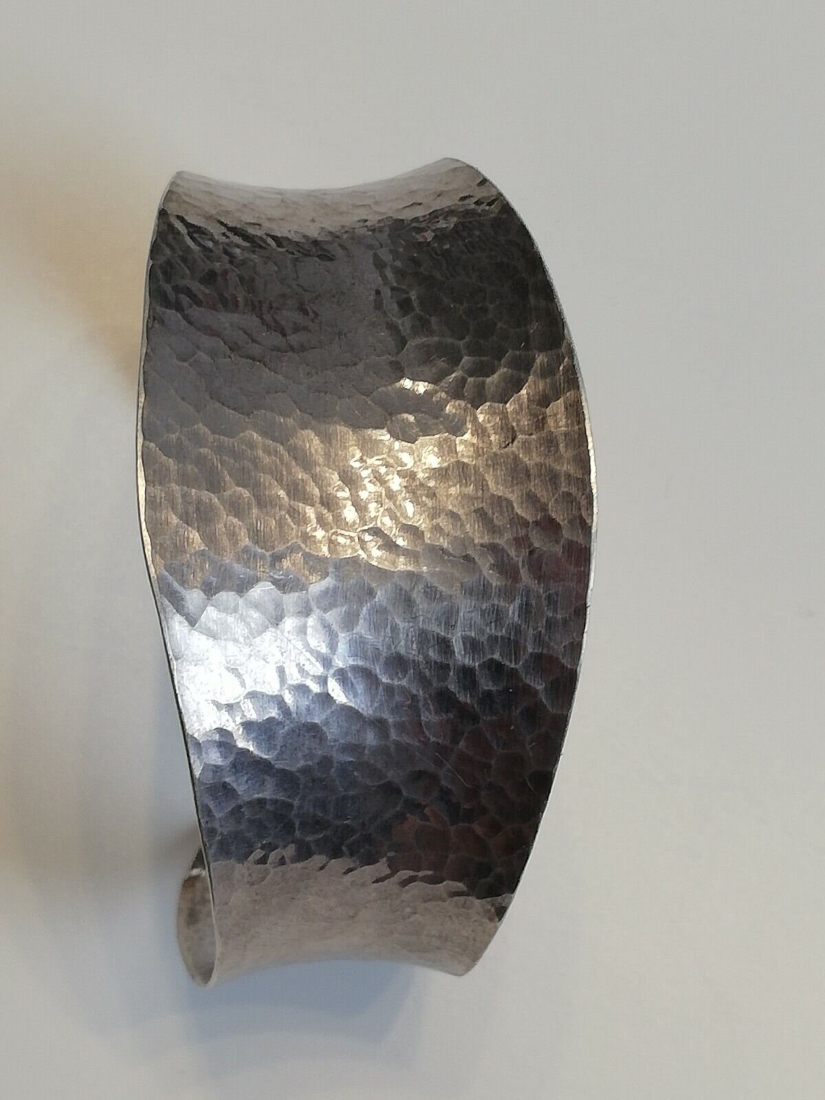 bracelet women bangle sterling silver hammered - image 6