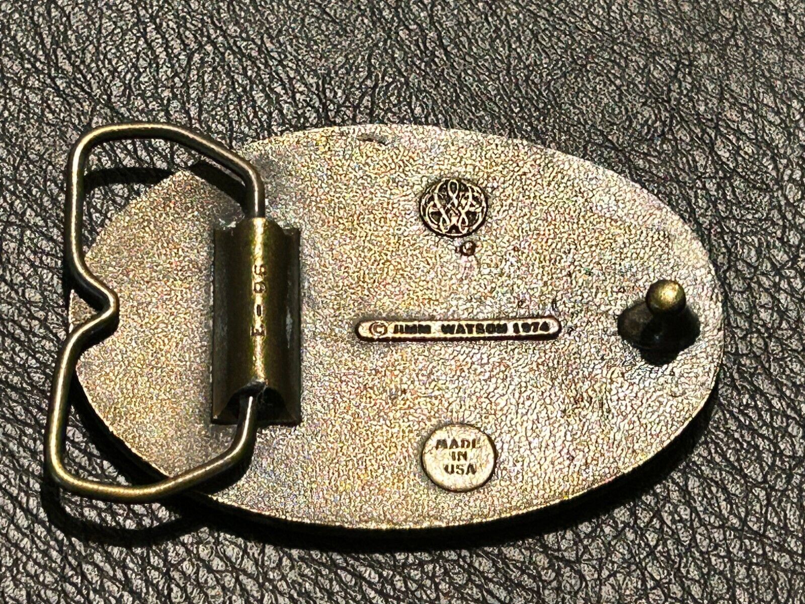 1974 GRAND OLE OPRY BELT BUCKLE, solid brass Berg… - image 6