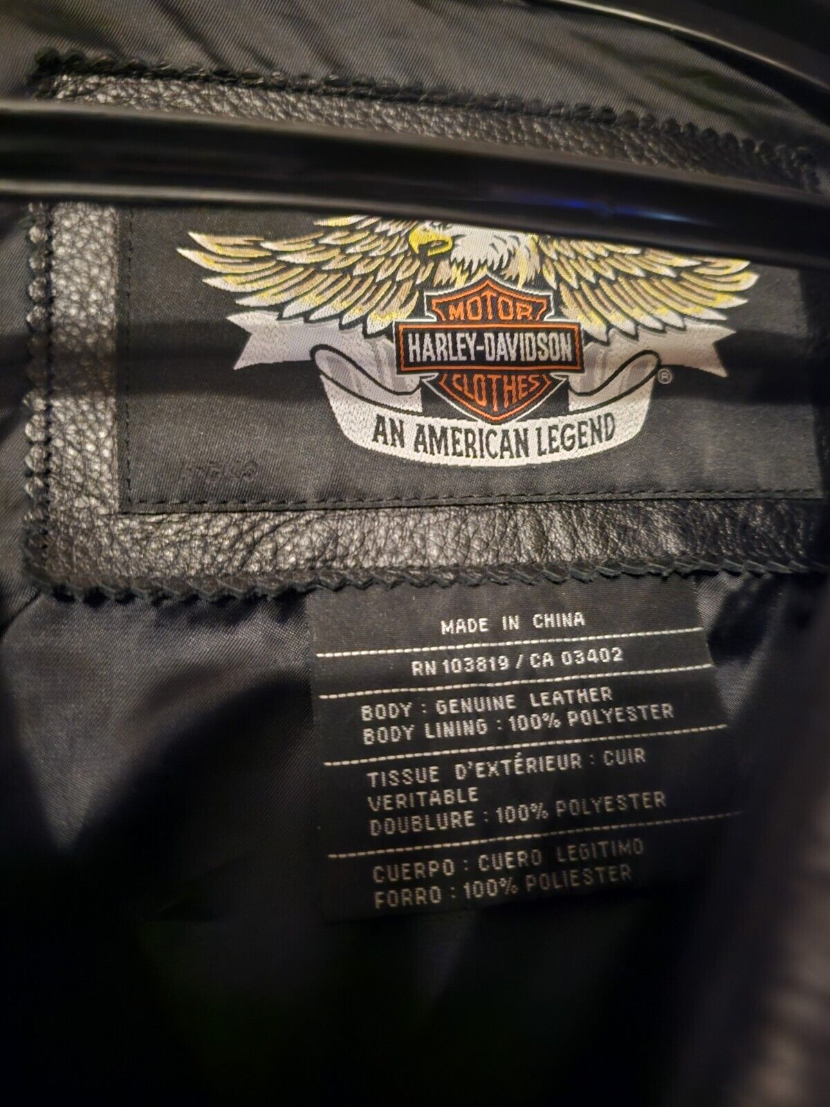 Harley Davidson Genuine MotorClothes Genuine Leat… - image 5