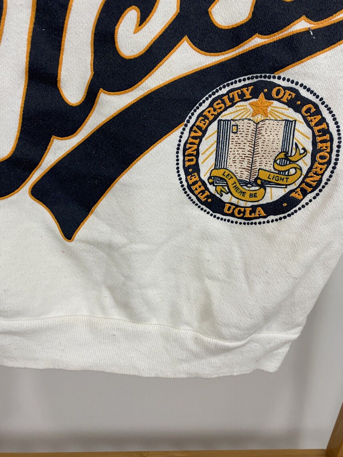 VTG 80s University Of California UCLA Crest Ragla… - image 4