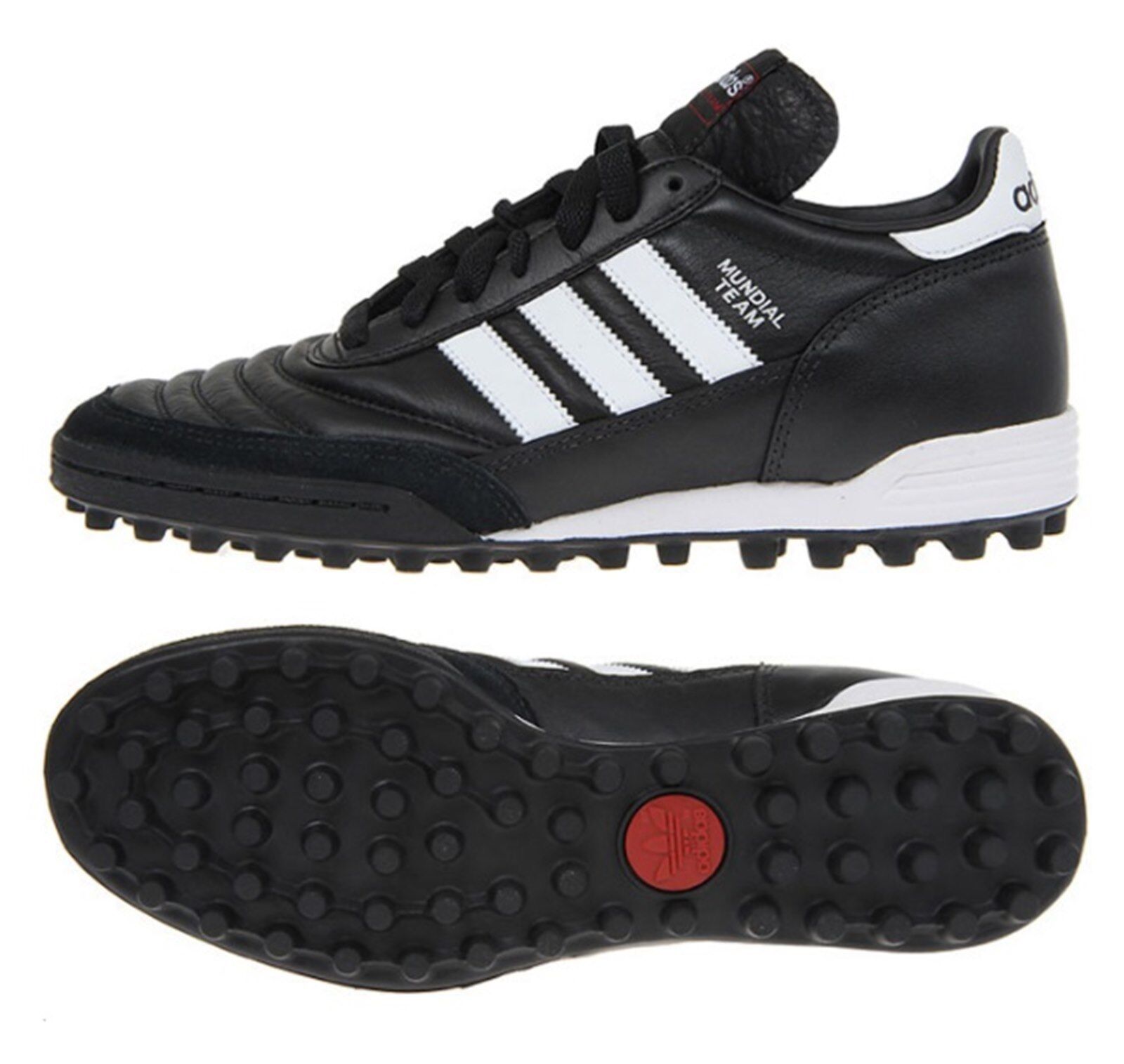 Adidas Men Mundial Team TURF Cleats Futsal Black White Shoes Soccer Spike  019228 | eBay