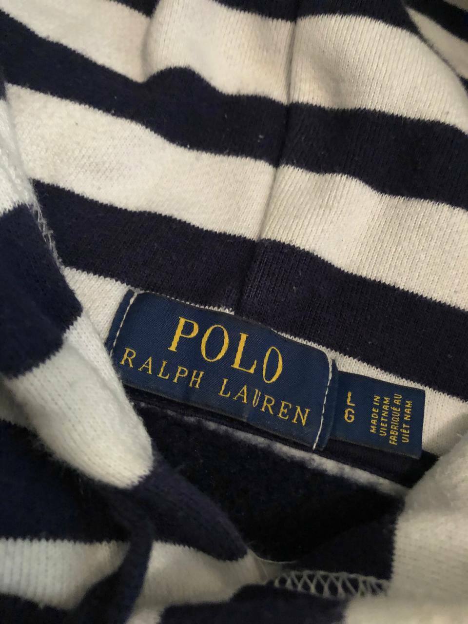 Ralph Lauren Polo Cross flags Hooded Sweater 1992… - image 3