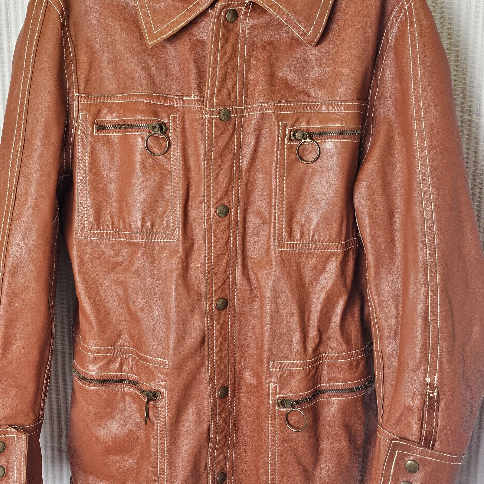 Vtg 50s 60s 70s  McGREGOR SUEDE LEATHER JACKET CA… - image 9