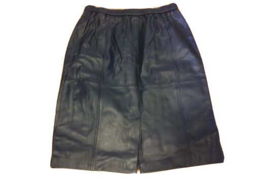 Pamela McCoy Leather Skirt BLK. Size Large - image 1