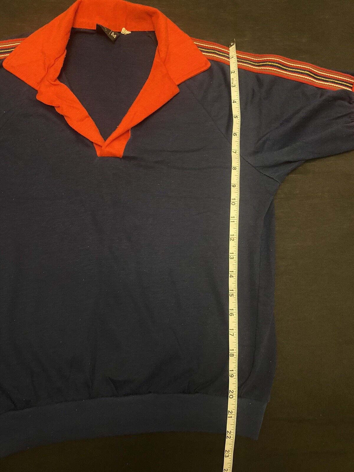 Vtg 70s 80s JCPenney Disco Polo Sz S - image 5