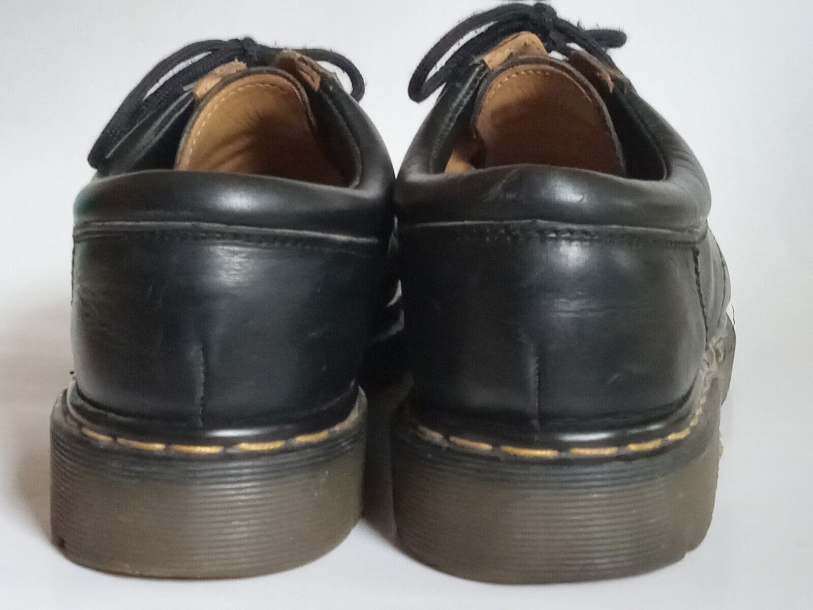 Vtg 90s DR MARTENS Men's Sz 8 England 8053 Black … - image 11