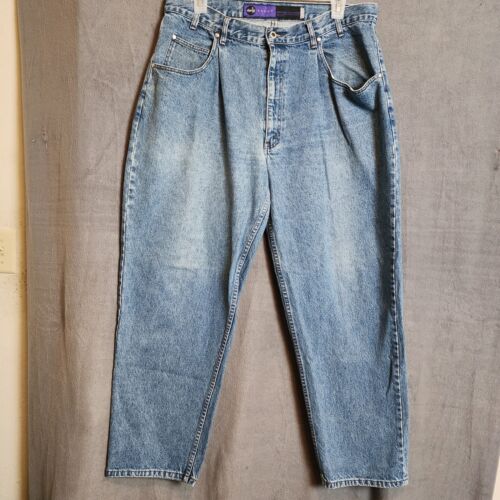 Levis Silvertab Jeans Men 40x32 Blue Baggy Purple… - image 1