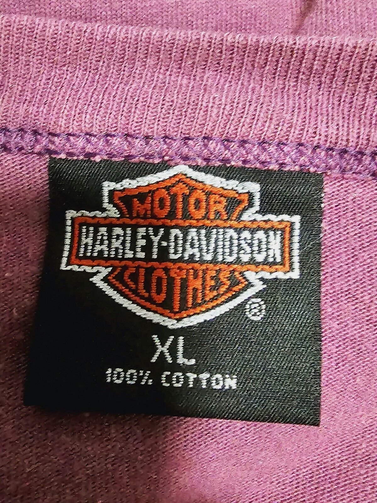 Vtg Harley Davidson Shirt 1991 Unisex Purple Ross… - image 7