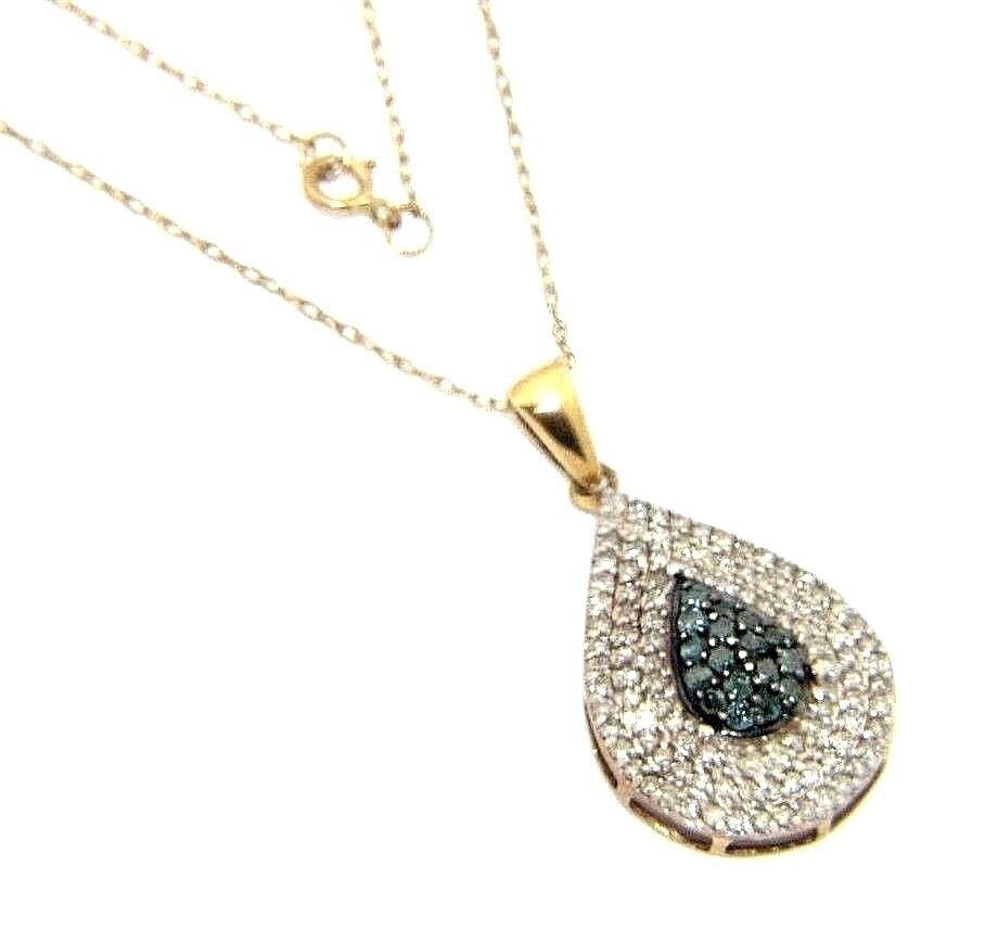 Ladies/womens 9ct/9carat gold chain and pendant s… - image 3