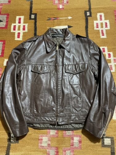 Vintage 70s Harley Davidson AMF Motorcycle Jacket… - image 1