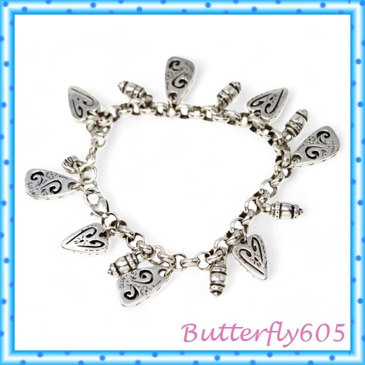 Brighton Brazilian Silver Charm Retired Bracelet - image 2