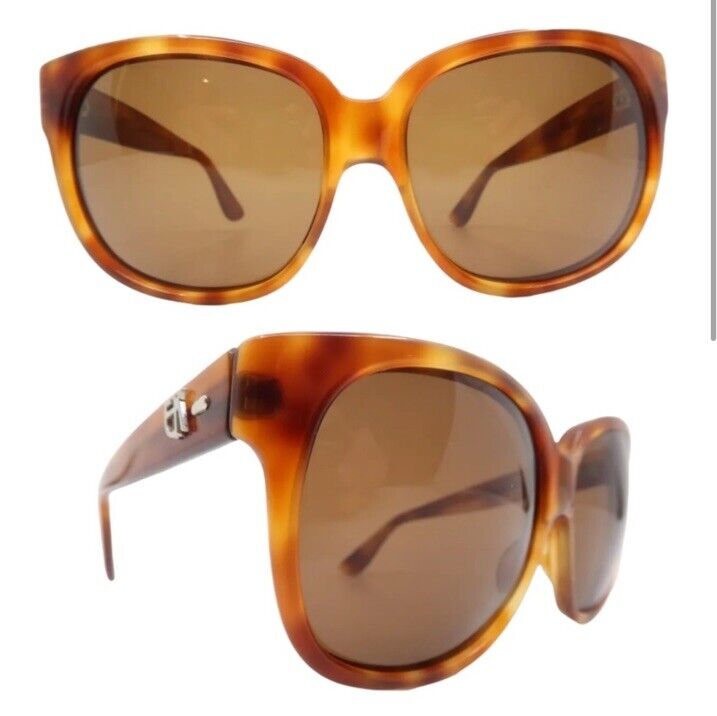 Vintage Emmanuelle Khanh Paris Tortoises Sunglass… - image 1