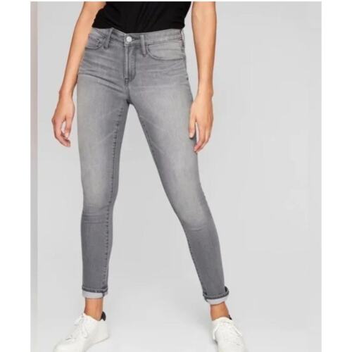 Athleta Sculptek Granite Wash Skinny Crop Jeans S… - image 1