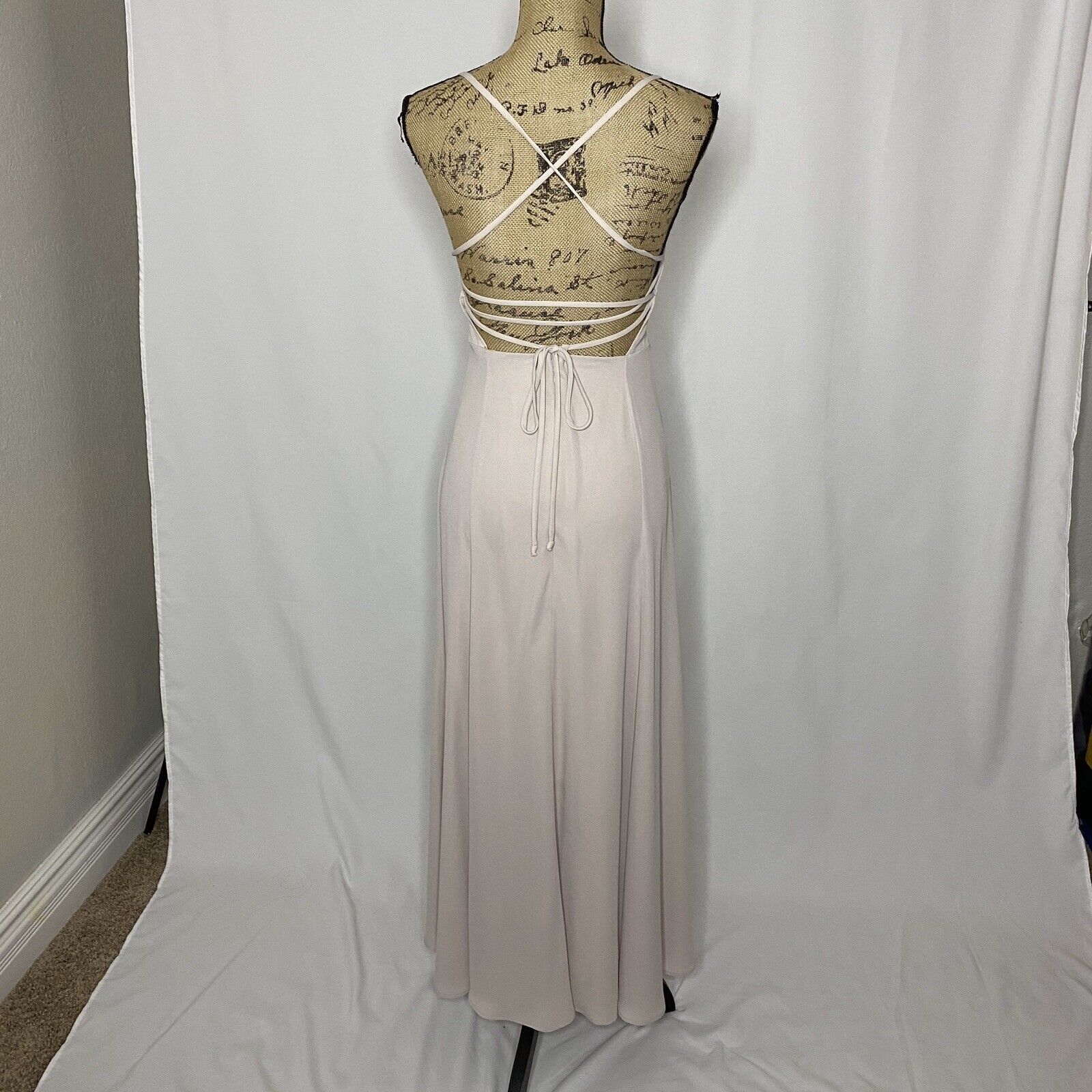 Show Me Your Mumu Maxi Dress XS Pale Rose Lilac S… - image 7