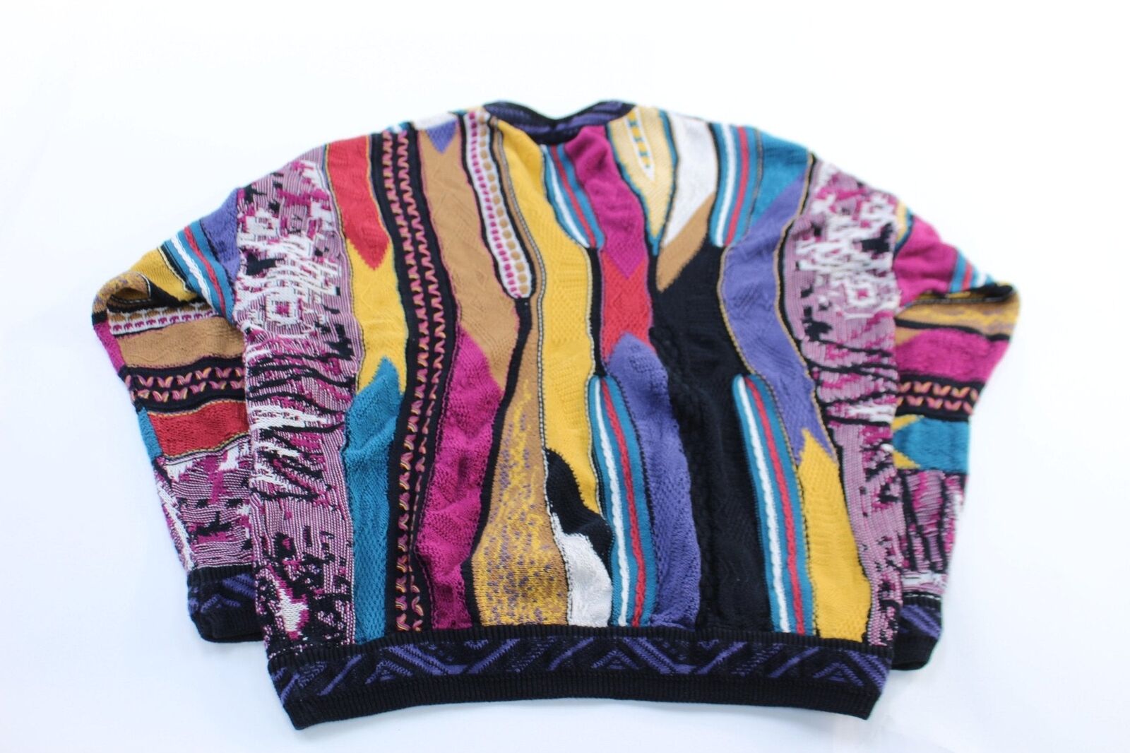 Vintage Carlo Alberto Australia Knitted Multicolo… - image 2