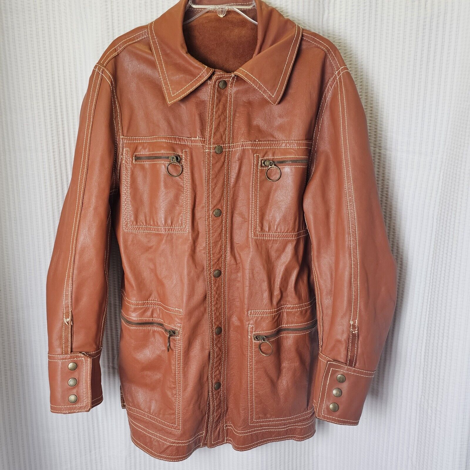 Vtg 50s 60s 70s  McGREGOR SUEDE LEATHER JACKET CA… - image 8