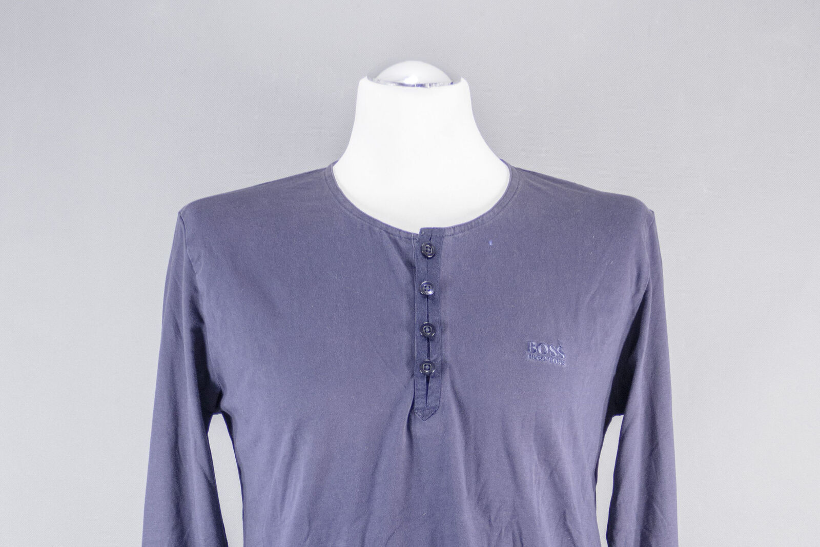 Hugo Boss Men Longsleeve Long Sleeve M Blue Dark … - image 1