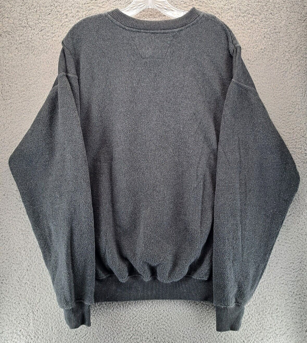 Harley Davidson Sweater Mens Large Gray Spell Out… - image 5