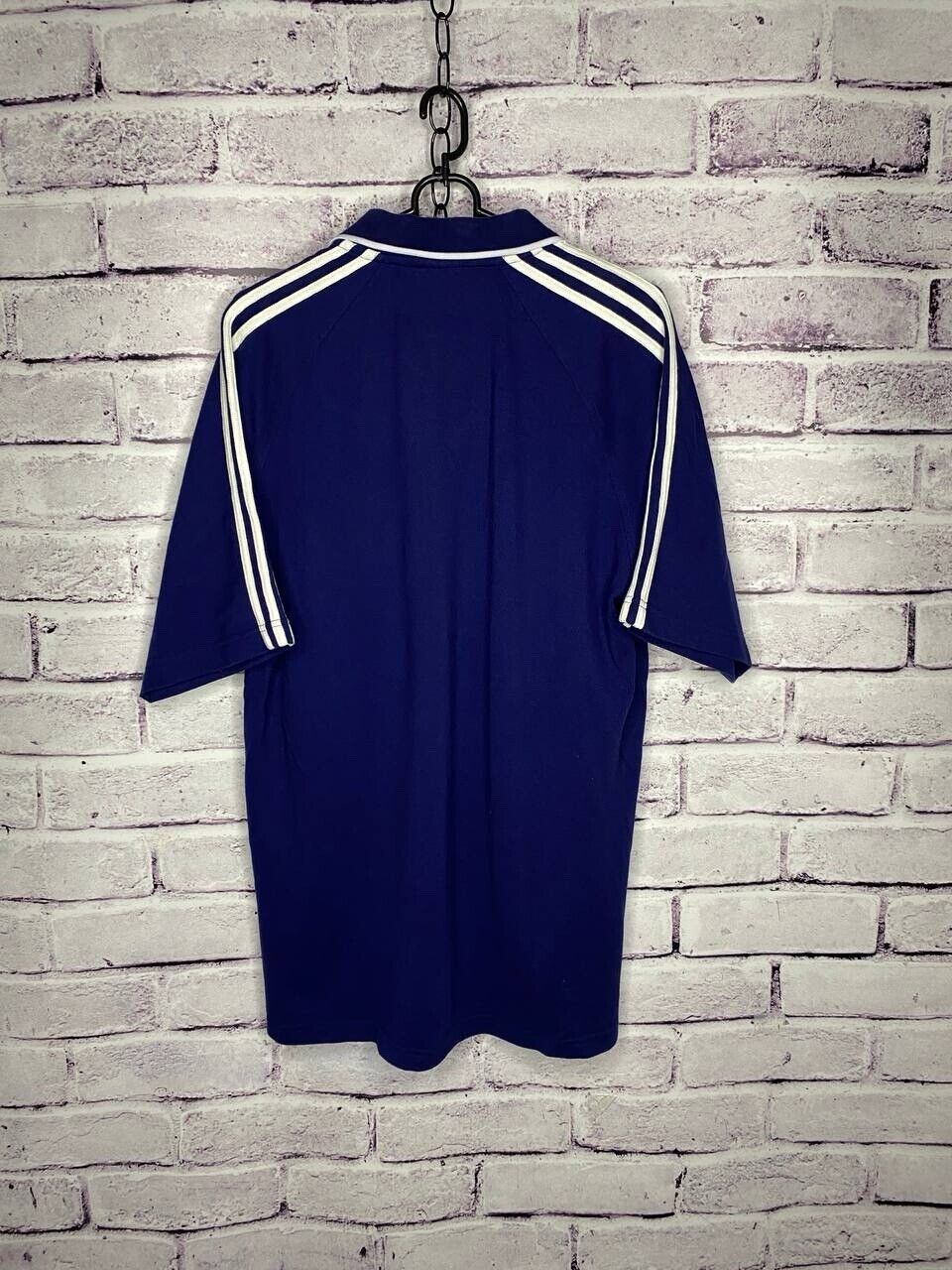 MENS vintage polos Adidas blueSTREETWEAR y2k - image 7