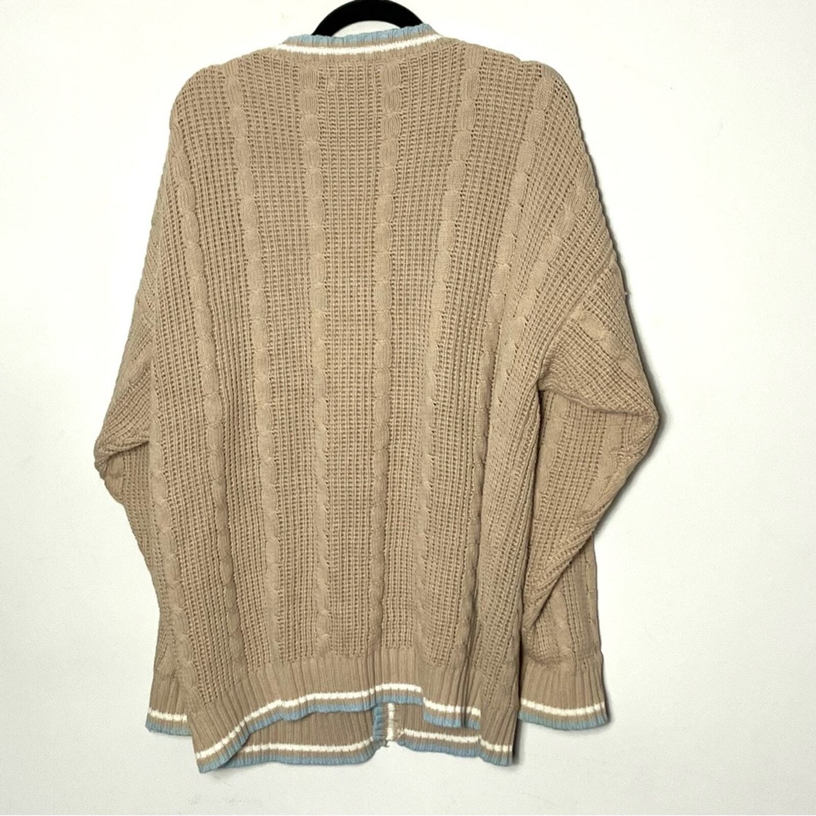 Christian Dior Vintage Cable Knit Cardigan Sweate… - image 4