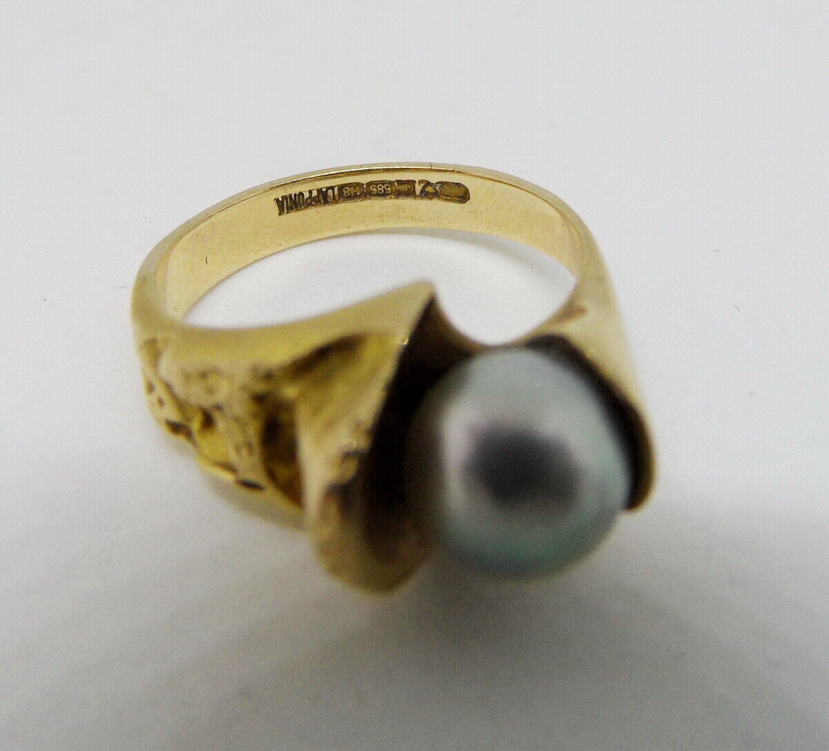 Vintage LAPPONIA 14k Gold Ring by Björn Weckström… - image 5