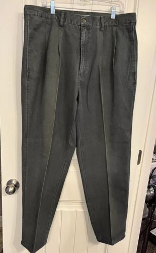 Vtg Bugle Boy Size 36WX30 Pleated Front Pants