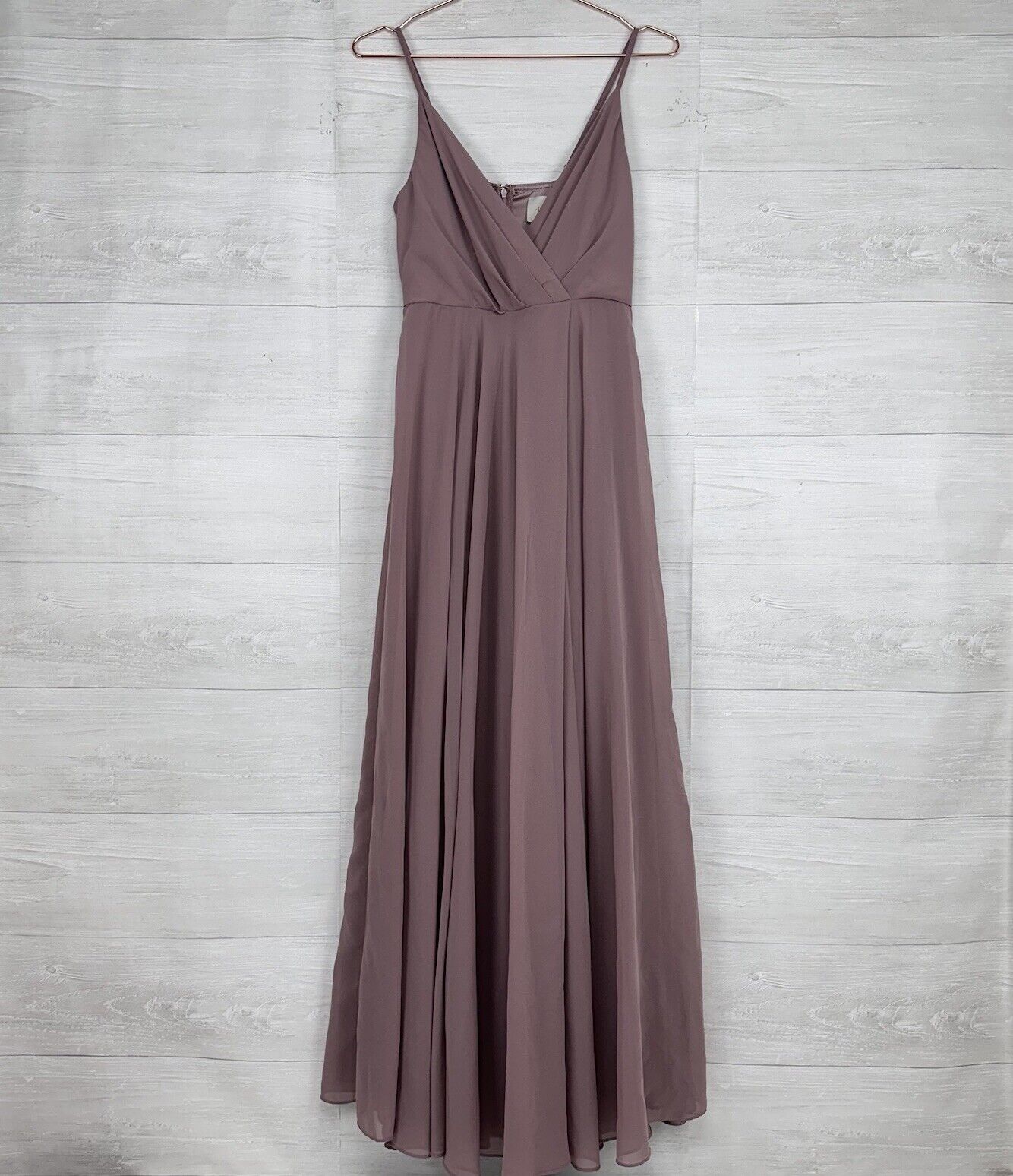 Anthropologie BHLDN Eva Bridesmaid Dress S Mauve … - image 14