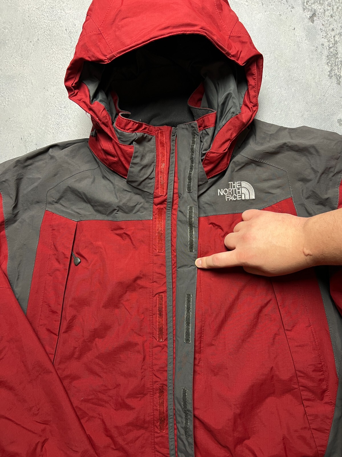 The North Face 00s Mountain Jacket Goretex Red Ra… - image 13