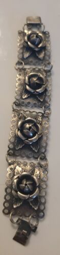 Bracelet Britannia Silver Antique Bracelet Roses P