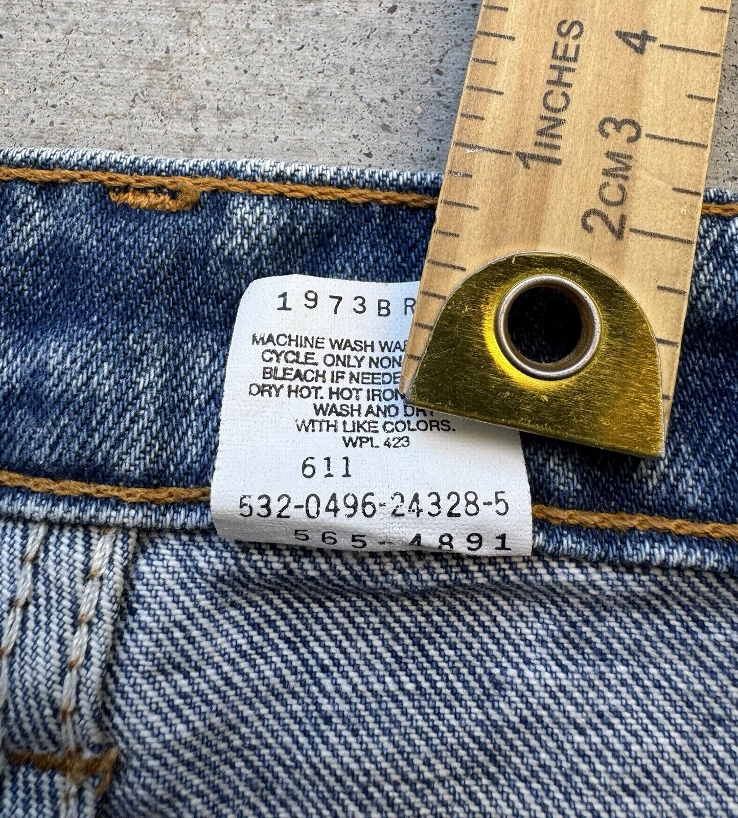 Vintage Levi’s Jeans Men’s 31x28 Blue 565 Baggy L… - image 8