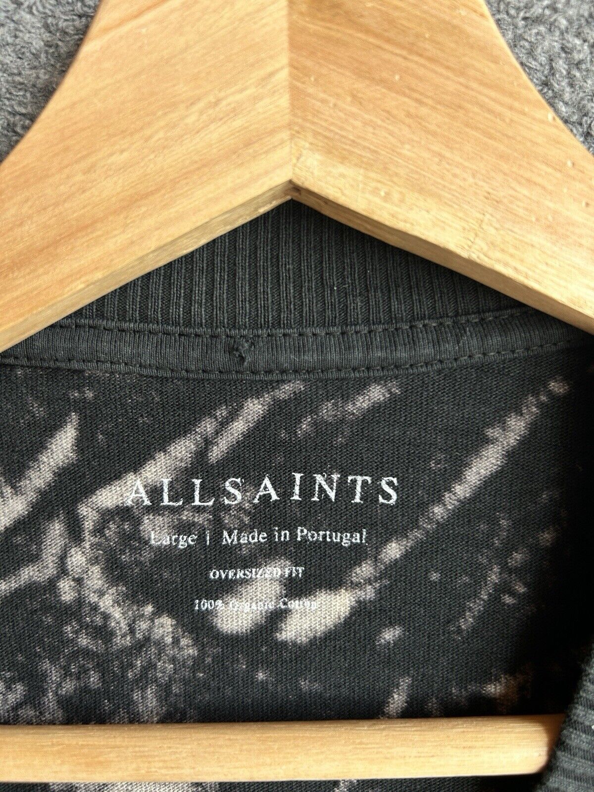 Allsaints Tie Dye Oversize T Shirt L Mens - image 4